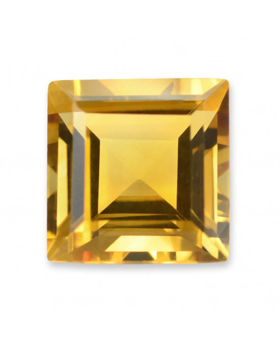 2.5mm SQUARE CITRINE AAA
