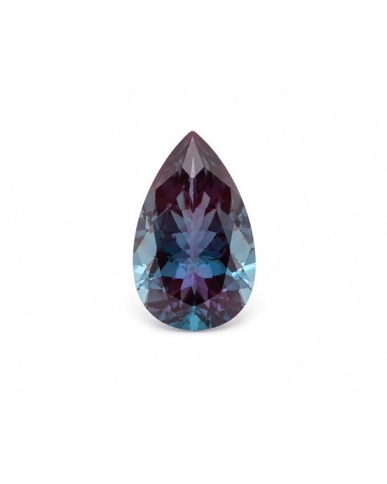 9X6mm PEAR LAB-GROWN ALEXANDRITE