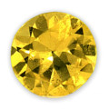 1.25mm ROUND LAB-GROWN YELLOW SAPPHIRE