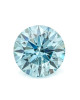 1mm ROUND COLOR ENHANCED DIAMOND AQUA BLUE