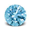 1mm ROUND COLOR ENHANCED DIAMOND AQUA BLUE