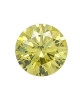 2.2mm ROUND COLOR ENHANCED DIAMOND CANARY YELLOW VVS-VS