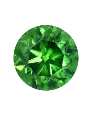 0.8mm ROUND COLOR ENHANCED DIAMOND EMERALD GREEN