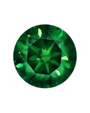0.8mm ROUND COLOR ENHANCED DIAMOND FOREST GREEN