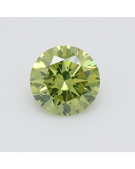 0.8mm ROUND COLOR ENHANCED DIAMOND ICE GREEN