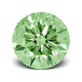 1mm ROUND COLOR ENHANCED DIAMOND MINT GREEN