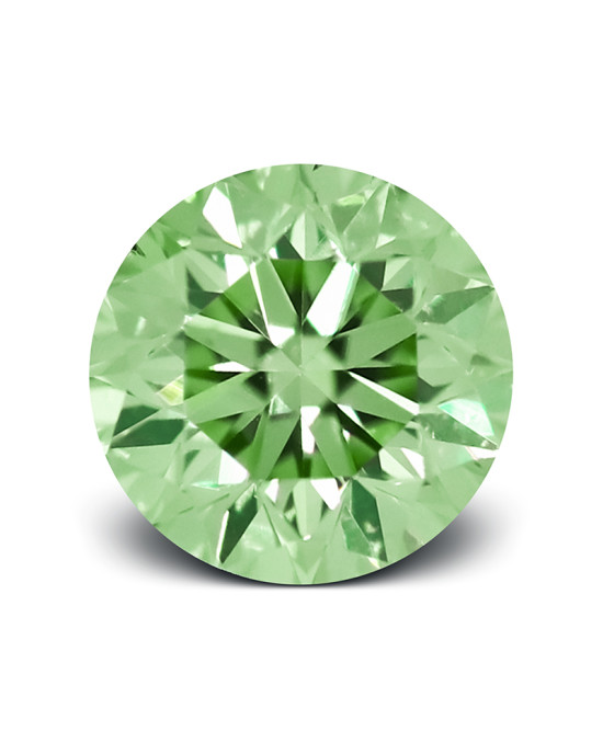 0.8mm ROUND COLOR ENHANCED DIAMOND MINT GREEN