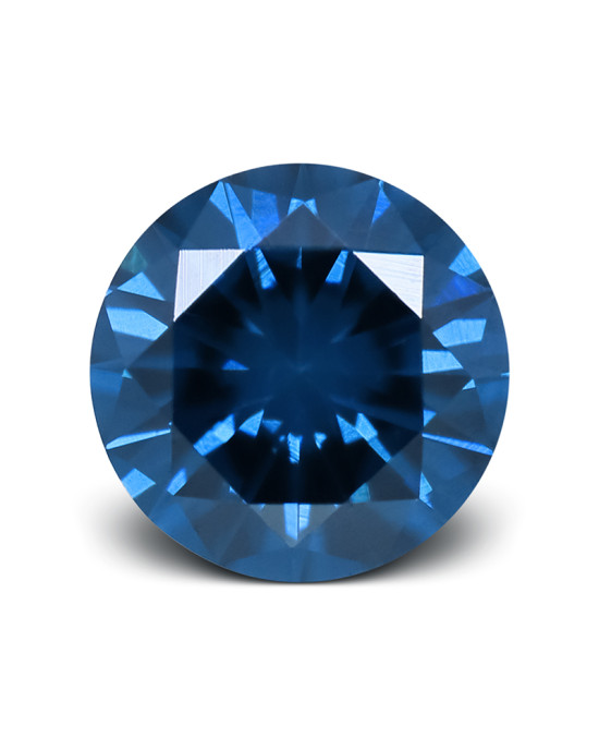 0.8mm ROUND COLOR ENHANCED DIAMOND ROYAL BLUE