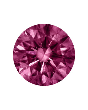 1.0mm ROUND COLOR ENHANCED DIAMOND ROSE PINK