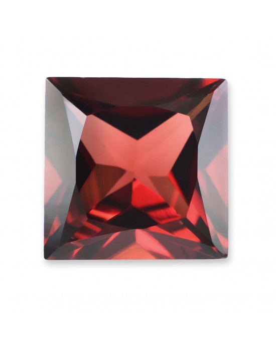 3.5mm SQUARE GARNET MOZAMBIQUE AAA
