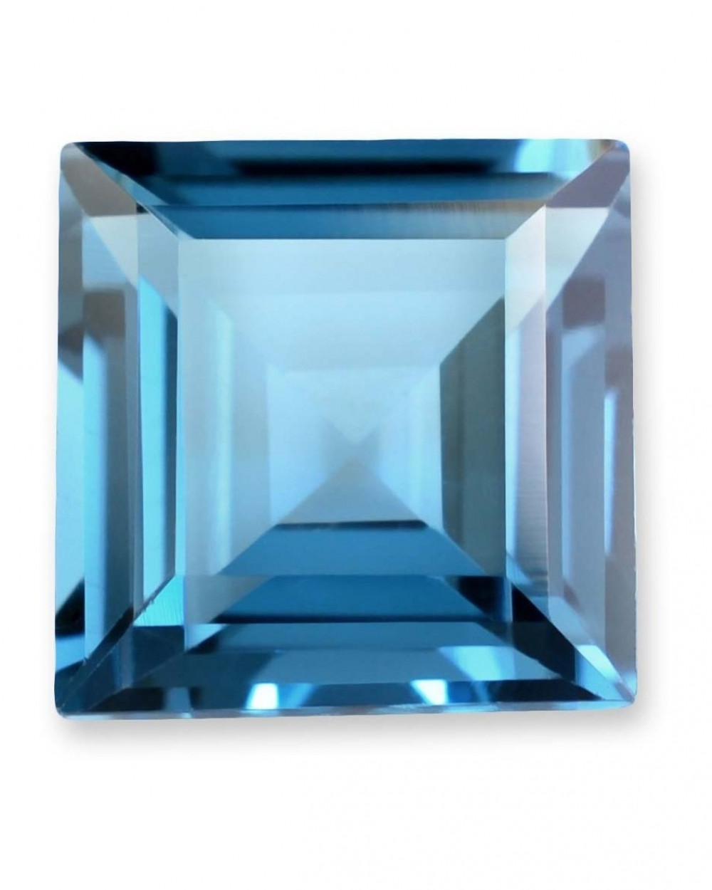 10mm SQUARE LONDON BLUE TOPAZ AAA
