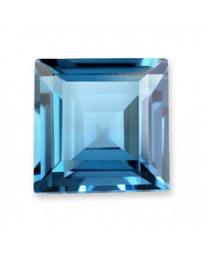 2mm SQUARE LONDON BLUE TOPAZ AAA