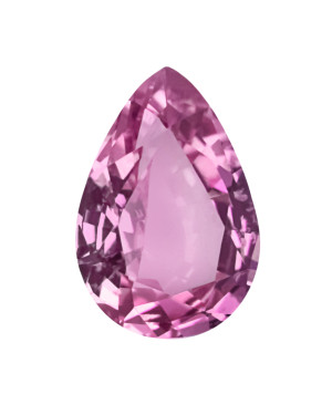 6X4mm PEAR PINK SAPPHIRE AA