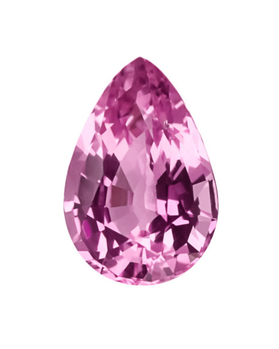 5X3mm PEAR PINK SAPPHIRE AAA