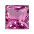 1.5mm SQUARE PINK SAPPHIRE AA