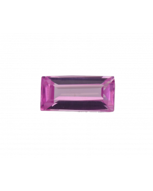 3X1.5mm BAGUETTE CREATED PINK SAPPHIRE