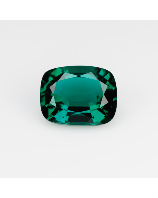 9X7mm ANTIQUE CUSHION LAB-GROWN EMERALD