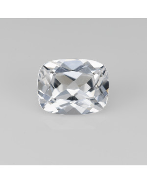 8X6mm ANTIQUE CUSHION WHITE SAPPHIRE