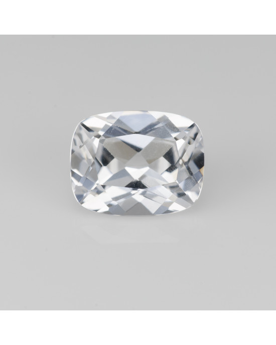 9X7mm ANTIQUE CUSHION WHITE SAPPHIRE