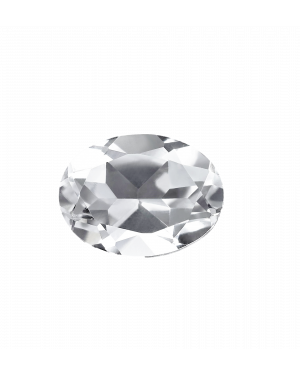 9X7mm OVAL LAB-GROWN WHITE SAPPHIRE