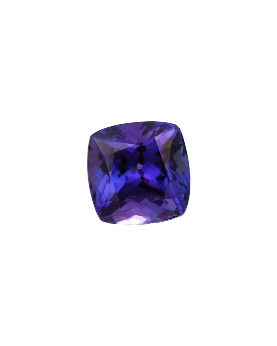 11.2X11.2MM ANTIQUE CUSHION  TANZANIA TANZANITE 7.78CT