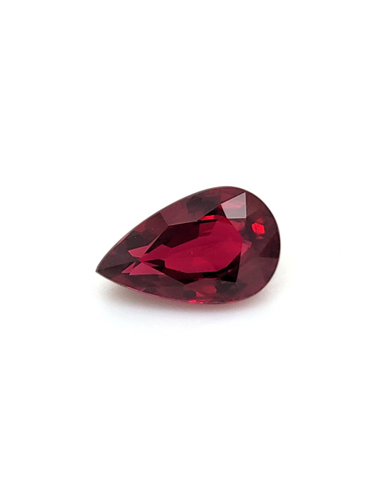 11.05X6.89MM PEAR  MOZAMBIQUE RUBY 3.03CT