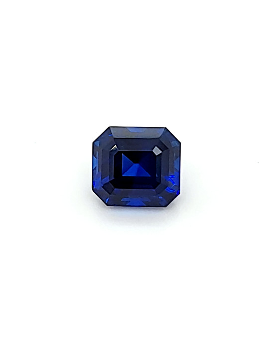 9.18X8.33MM EMERALD CUT  SRI LANKA SAPPHIRE 5.02CT