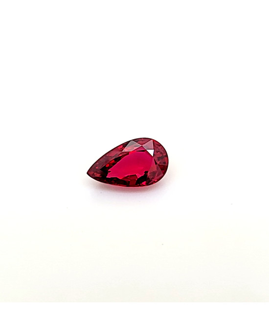 11.5X6.81MM PEAR  MOZAMBIQUE RUBY 3.00CT