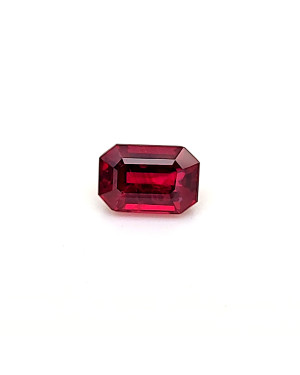 8.33X5.66MM EMERALD CUT  MOZAMBIQUE RUBY 2.20CT