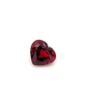 8.21X9.2MM HEART  MOZAMBIQUE RUBY 3.47CT