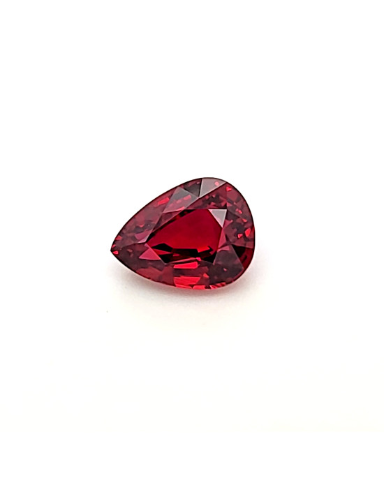 9.71X7.41MM PEAR  MOZAMBIQUE RUBY 3.05CT