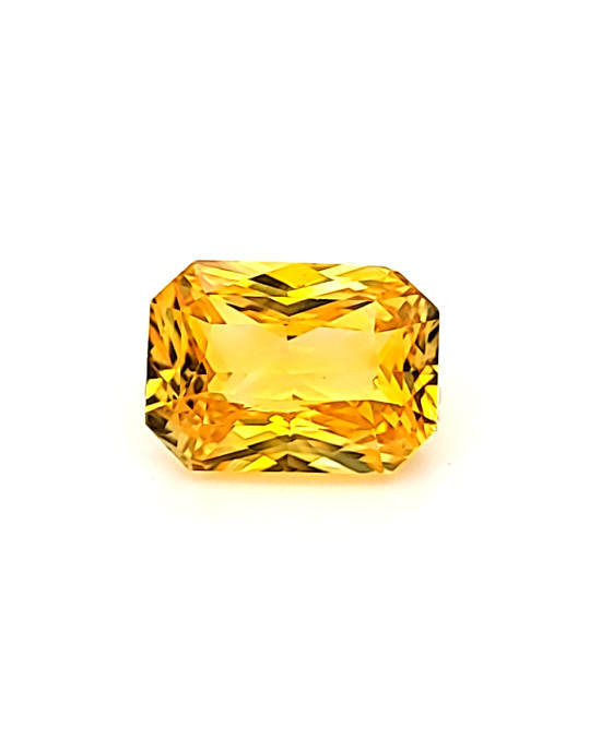 12.01X8.75MM RADIANT YELLOW SRI LANKA SAPPHIRE 7.04CT