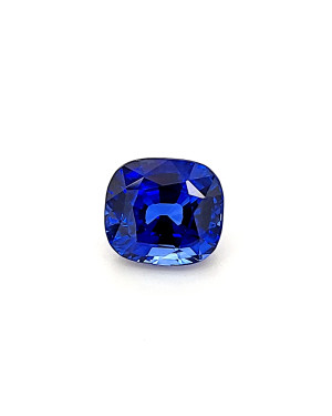 8.52X7.62MM ANTIQUE CUSHION  SRI LANKA SAPPHIRE 3.53CT