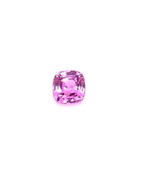 5.61X5.44MM ANTIQUE CUSHION PINK MADAGASCAR SAPPHIRE 1.05CT