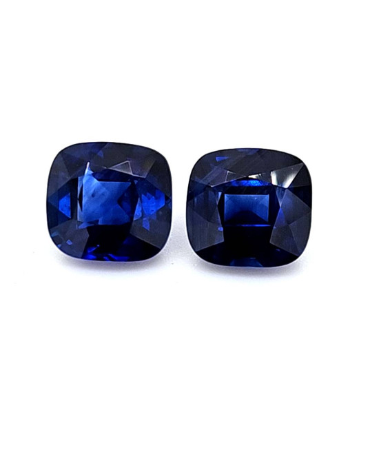 8.37X9.54MM ANTIQUE CUSHION  SRI LANKA SAPPHIRE 6.78CT