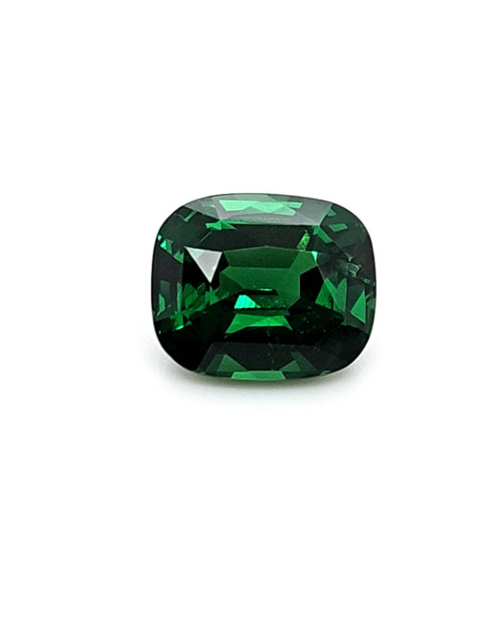 11.58X9.7MM ANTIQUE CUSHION  N/A TSAVORITE 6.12CT