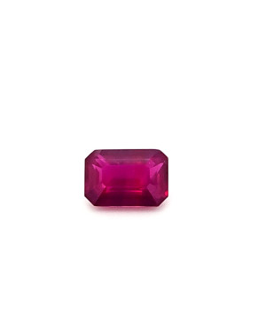 9.26X6.4MM EMERALD CUT  MOZAMBIQUE RUBY 3.01CT