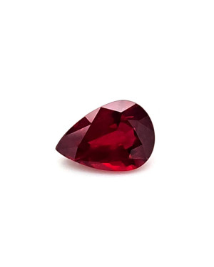 10.68X7.49MM PEAR  MOZAMBIQUE RUBY 3.03CT