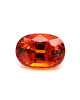 12.77X8.88MM OVAL ORANGE SRI LANKA SAPPHIRE 7.16CT