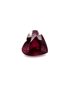 9.99X9.43MM HEART  MOZAMBIQUE RUBY 4.06CT