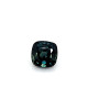 9.5X9.4MM ANTIQUE CUSHION TEAL MADAGASCAR SAPPHIRE 5.10CT