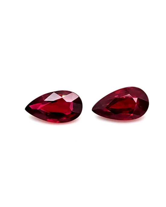 10.1X5.82MM PEAR  MOZAMBIQUE RUBY 3.99CT