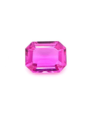 10.65X8.1MM EMERALD CUT PINK MOZAMBIQUE SAPPHIRE 4.06CT