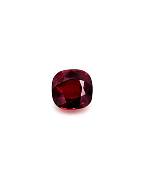 7.62X7.5MM ANTIQUE CUSHION  MOZAMBIQUE RUBY 2.99CT