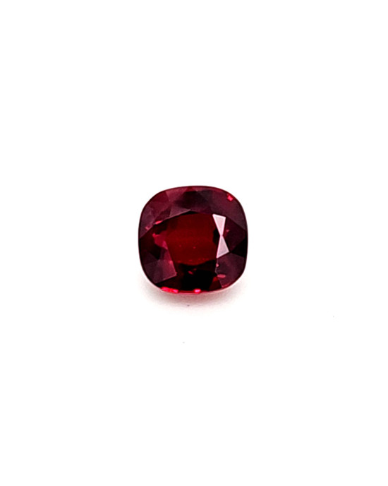 7.62X7.5MM ANTIQUE CUSHION  MOZAMBIQUE RUBY 2.99CT