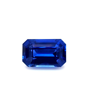 11.15X7.15MM EMERALD CUT  SRI LANKA SAPPHIRE 5.18CT