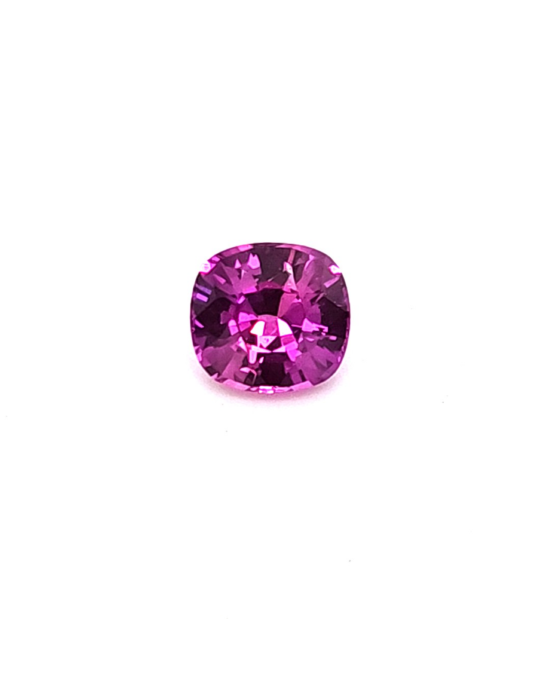 7.6X7.1MM ANTIQUE CUSHION PINK MADAGASCAR SAPPHIRE 4.02CT