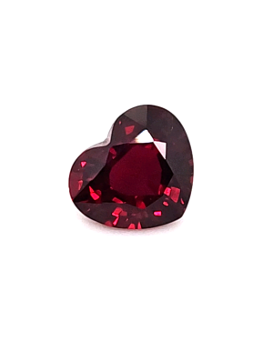 8.96X10.34MM HEART  MOZAMBIQUE RUBY 4.17CT