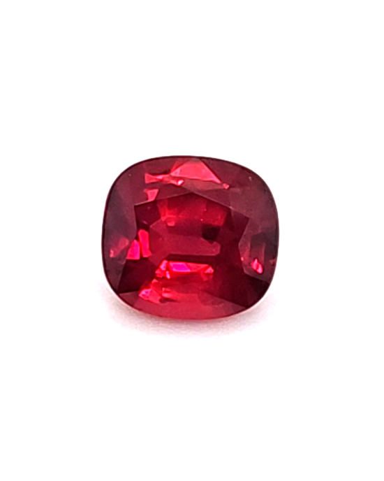 7.75X7.16MM ANTIQUE CUSHION  MOZAMBIQUE RUBY 2.28CT