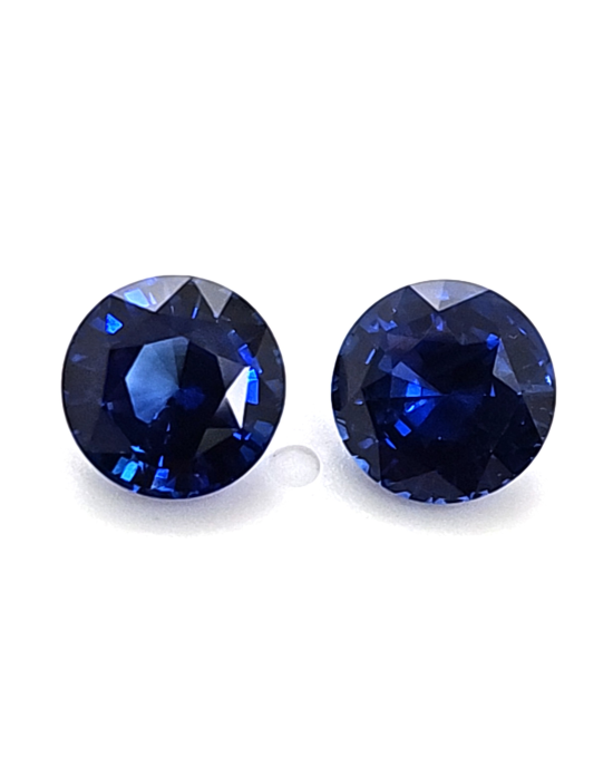 8.5X8.55MM ROUND  SRI LANKA SAPPHIRE 6.23CT